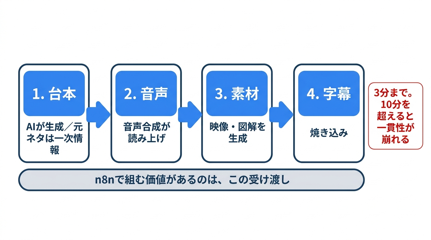 動画生成の4工程